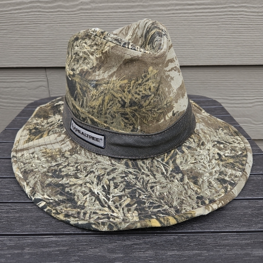 Realtree Max-1 XT Camo Cowboy Hat Moldable Wire Brim Hunting Fishing Size S / M